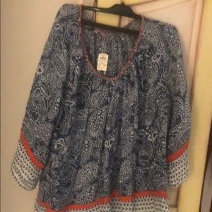 Calypso summer linen tunic- with ticket